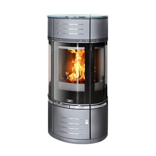 Krbová kamna ABX Atrium 9 šedý plech